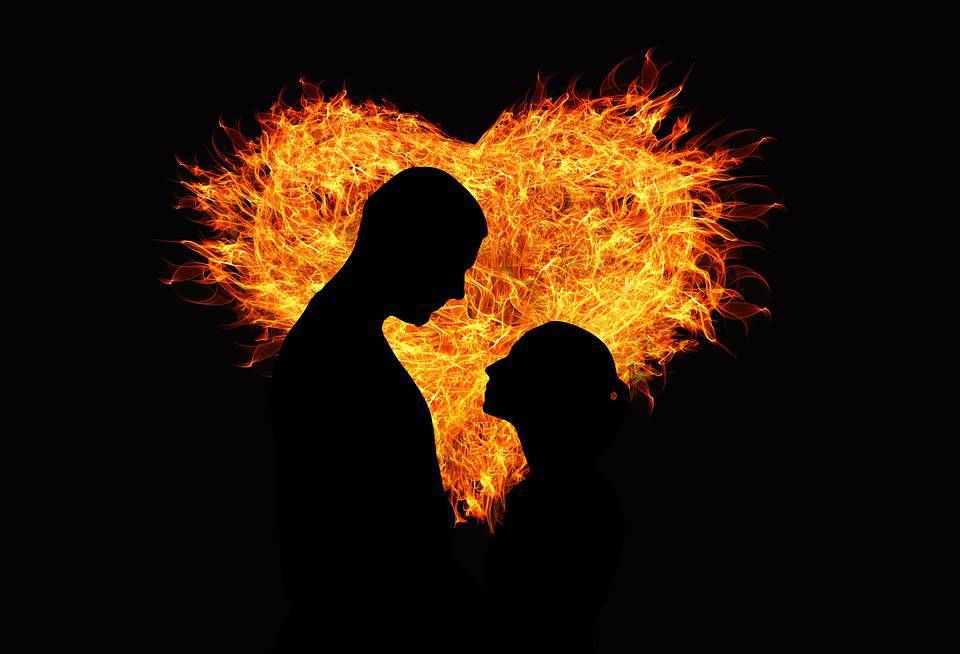 Coeur, Amour, La Flamme, Amateurs De, L'Homme, Femme