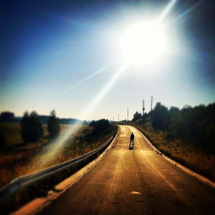 Le Soleil, Façon, Rue, Homme